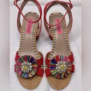 Betsey Johnson Asha Heeled Sandals